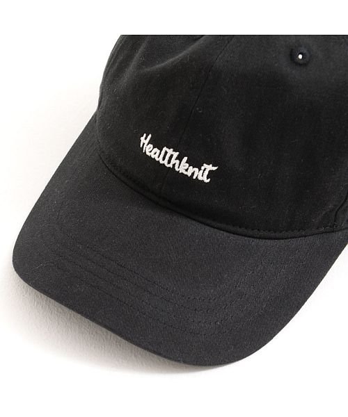 healthknit(ヘルスニット)/Healthknit ツイルウォッシュキャップ 帽子 キャップ CAP メンズ ベースボールキャップ スポーツキャップ ツイル ウォッシュ ロゴ 刺繍 シンプル/img01