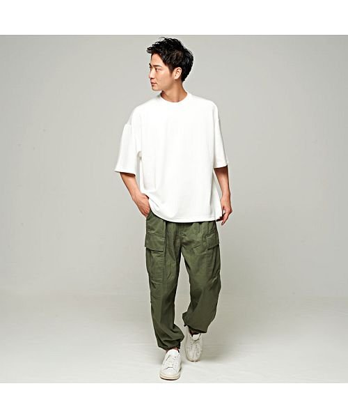 Cavaria 綾織ワイドカーゴパンツ メンズ ゆったり 太め ワイド 大きいサイズ ミリタリーパンツ 黒 白 紺 ブラック ホワイト ネイビー カジュアル キャバリア Cavaria Magaseek Cavaria 綾織ワイドカーゴパンツ メンズ ゆったり 太め ワイド 大きいサイズ ミリタリーパンツ 黒 白 紺 ブラック ホワイト ネイビー カジュアル キャバリア Cavaria Magaseek