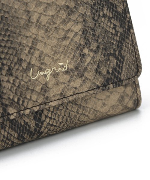 UNGRID bag(アングリッド　バッグ)/クロコ風型押しガマ口ウォレット/img72