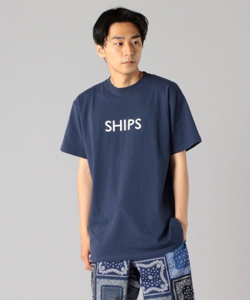 SHIPS MEN(シップス　メン)/SHIPS: ロゴ エンブロイダリー Tシャツ/img39