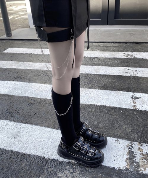 aimoha(aimoha（アイモハ）)/チェーン付け可愛い靴下 韓国ファッション/img07