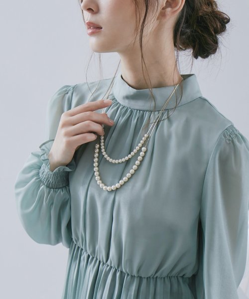 パーティー アクセサリー ネックレス パール ビジュー2連 ロングネックレス ゴールド イミテーションパール おしゃれ 大きめ ドレス ワンピース 結婚式 ニアナ Niana Magaseek パーティー アクセサリー ネックレス パール ビジュー2連 ロングネックレス ゴールド イミテーションパール おしゃれ 大きめ ドレス ワンピース 結婚式 ニアナ Niana Magaseek