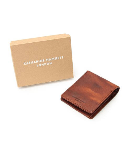 KATHARINE HAMNETT(キャサリン ハムネット)/キャサリンハムネット 財布 二つ折り財布 本革 メンズ レディース KATHARINE HAMNETT 490－59200/img14