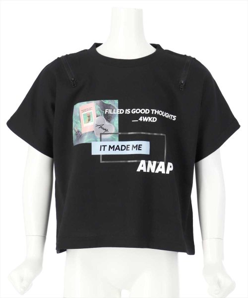 ANAP KIDS(アナップキッズ)/両袖ジップ転写トップス/img16