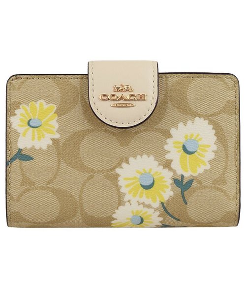 COACH(コーチ)/【Coach(コーチ)】Coach コーチ M CORNER ZIP WALLET DAISY/img01