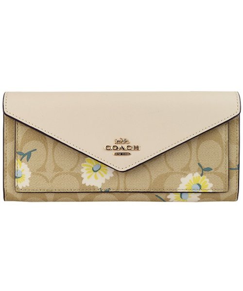 COACH(コーチ)/【Coach(コーチ)】Coach コーチ SLIM ENVELOPE WALLET DAISY/img01