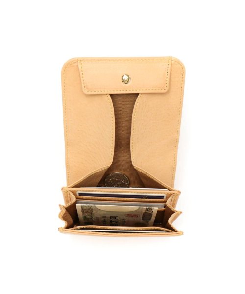 ALBERO(アルベロ)/アルベロ 財布 ALBERO NATURE ナチュレ 二つ折り 二つ折り財布 短財布 本革 コンパクト 小銭入れあり Box型小銭入れ 日本製 5381/img06