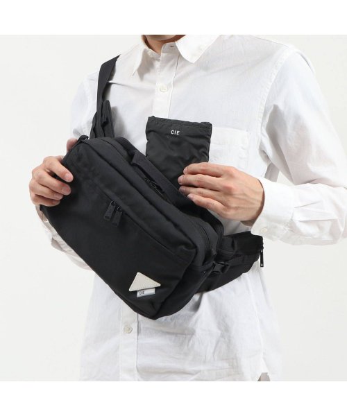 シー ボディバッグ CIE WEATHER BODYBAG for TOYOOKA KABAN 斜めがけ ウエストバッグ 撥水 071954 ×1 WEATHER 内蔵］ ジップポケット ベルクロポケット