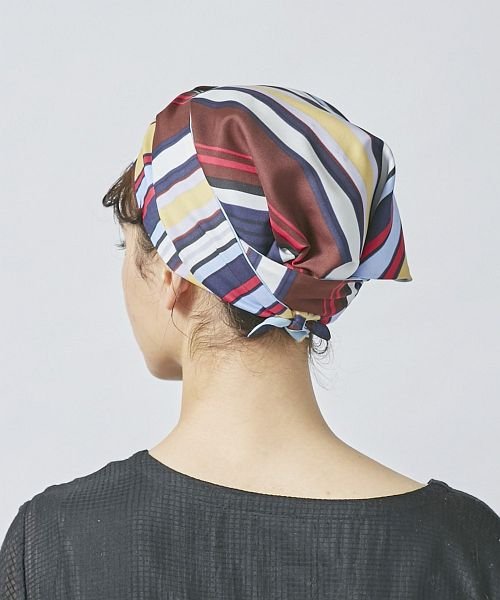 OVERRIDE(OVERRIDE)/OVERRIDE Stripe Headscarf/img11