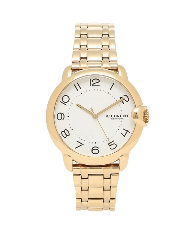 セール】コーチ 時計 レディース アーデン36mm クォーツ ホワイト