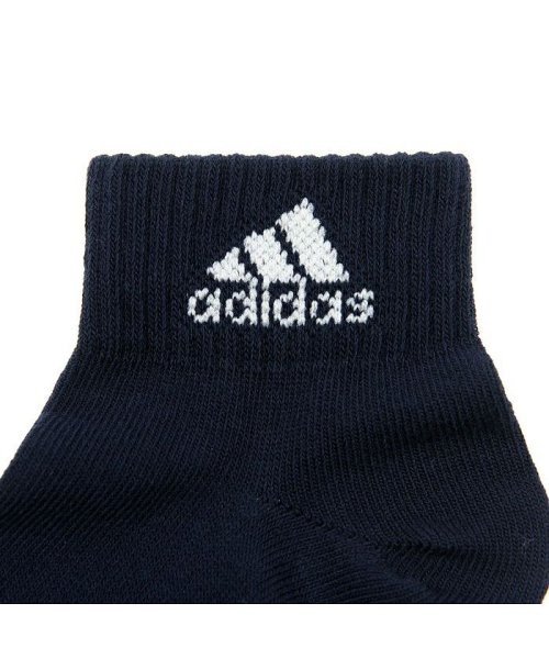 adidas(adidas)/福助 公式 レディース adidas(アディダス) 3足組 ワンポイントロゴ ショート丈ソックス/img08