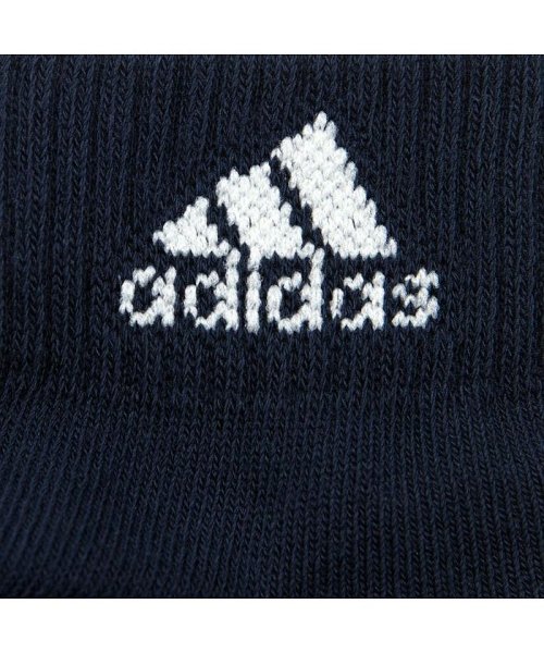 adidas(adidas)/福助 公式 レディース adidas(アディダス) 3足組 ワンポイントロゴ ショート丈ソックス/img11