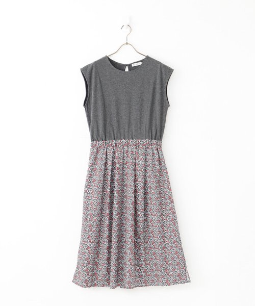 セール リバティプリント 切替ワンピース アフタヌーンティー リビング Afternoon Tea Living Magaseek