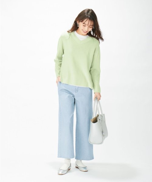 J.PRESS LADIES(J．プレス　レディス)/【洗える】8.5オンス ストレッチ デニムパンツ/img25