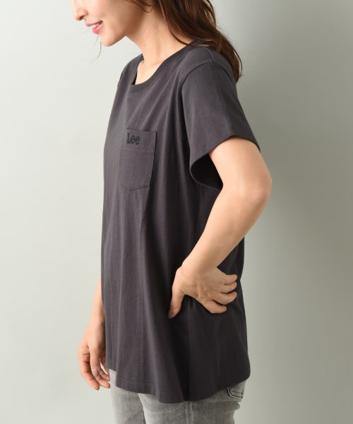 actuelselect(アクチュエルセレクト)/【Ｌｅｅ】ＥＭＢＲＯＩＤＥＲＹ　ＰＯＣＫＥＴ　ＴＥＥ　ＣＲＥＷＮＥＣＫ/img06