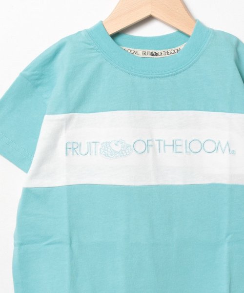 FRUIT OF THE LOOM(フルーツオブザルーム)/【Kid's】FRUIT OF THE LOOM/フルーツオブザルーム　バイカラーロゴプリントTシャツ/img02