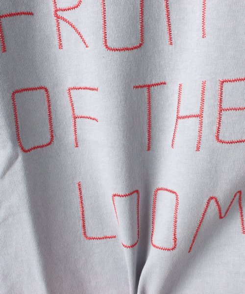 FRUIT OF THE LOOM(フルーツオブザルーム)/【Kid’s】FRUIT OF THE LOOM/フルーツオブザルーム　カレッジロゴ刺繍Tシャツ/img03