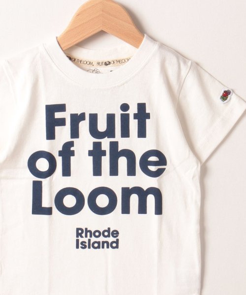 FRUIT OF THE LOOM(フルーツオブザルーム)/【Kid's】FRUIT OF THE LOOM/フルーツオブザルーム　ロゴフロックプリントTシャツ/img02