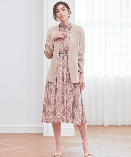 ジャガードペイズリープリントワンピース アナイ Anayi Magaseek