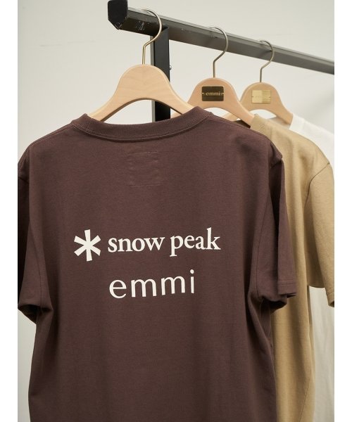 Snow Peak(Snow Peak)/【emmi×Snowpeak】S/S T－SHIRT_emmi atelier/img02