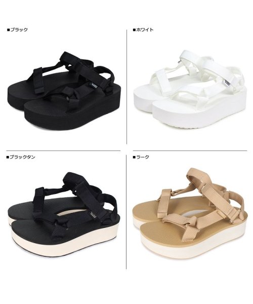 TEVA(テバ)/Teva テバ サンダル レディース 厚底 フラットフォーム ユニバーサル W FLATFORM UNIVERSAL スポーツサンダル ビーチサンダル ブラック/img09