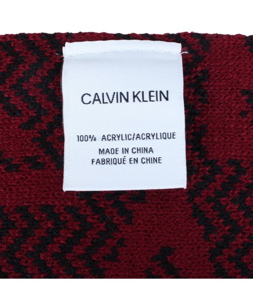 Calvin Klein(カルバンクライン)/ カルバンクライン Calvin Klein マフラー スカーフ メンズ MUFFLER グレー レッド 1CK3837/img05