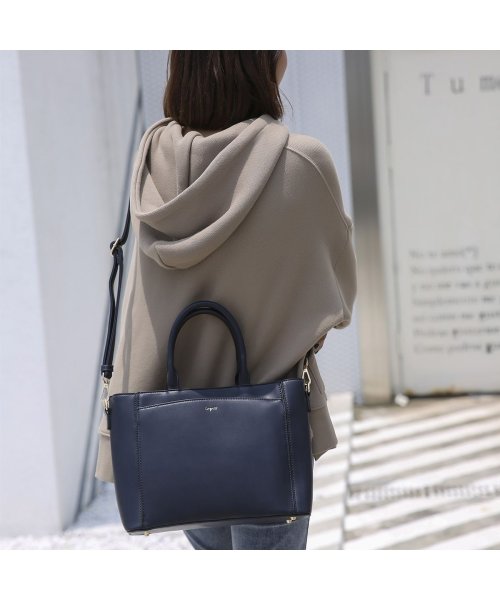 Ungrid(アングリッド)/アングリッド Ungrid バッグ ハンドバッグ ショルダーバッグ レディース 2WAY HAND BAG ネイビー ベージュ UNG－50040/img12