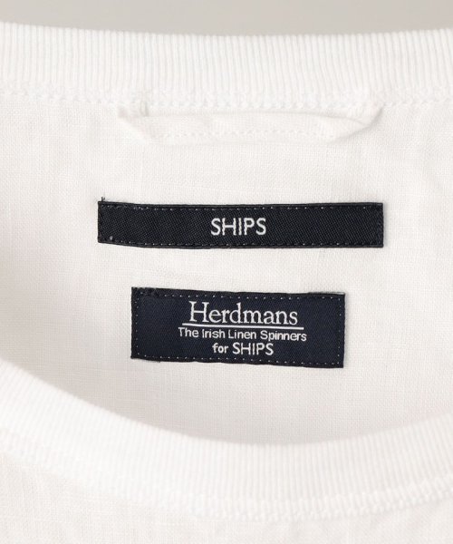 SHIPS MEN(シップス　メン)/SHIPS: Herdmans リネン プルオーバー Tシャツ/img22
