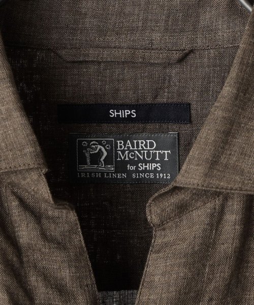 SHIPS MEN(シップス　メン)/SHIPS: BAIRD MCNUTT リネン プルオーバー カプリシャツ S/S/img16