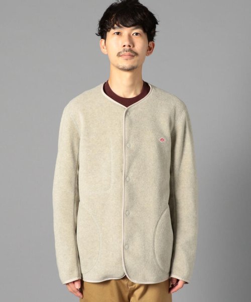 NOLLEY’S goodman(ノーリーズグッドマン)/【DANTON/ダントン】フリースカーディガン FLEECE COLLARLESS JACKET  #JD－8939/img01