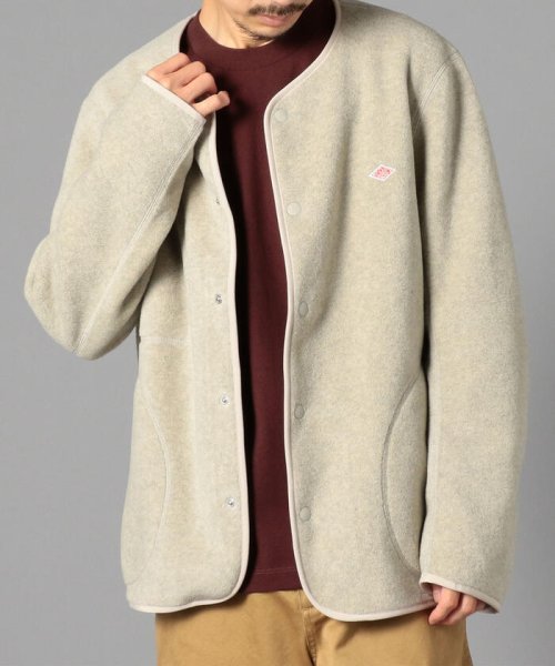 NOLLEY’S goodman(ノーリーズグッドマン)/【DANTON/ダントン】フリースカーディガン FLEECE COLLARLESS JACKET  #JD－8939/img12