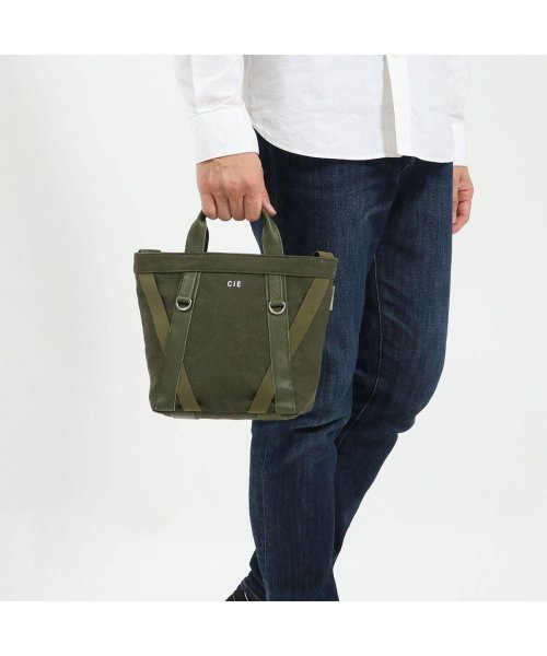 CIE(シー)/CIE トートバッグ シー DUCK CANVAS TOTE BAG S SIZE GUNMAKU Ver 2WAY ショルダー 防水 日本製 042002/img06