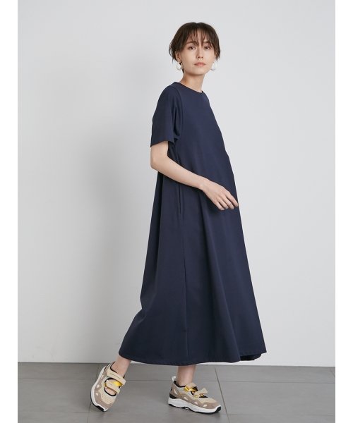 クーポン Emmi Atelier シルケットドレープワンピース Emmi Atelier Emmi Atelier Magaseek