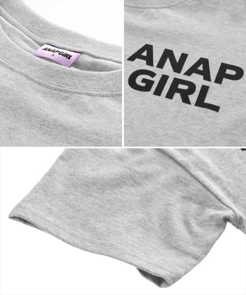 ANAP　GiRL(アナップガール)/ロゴクロップドTシャツ/img14