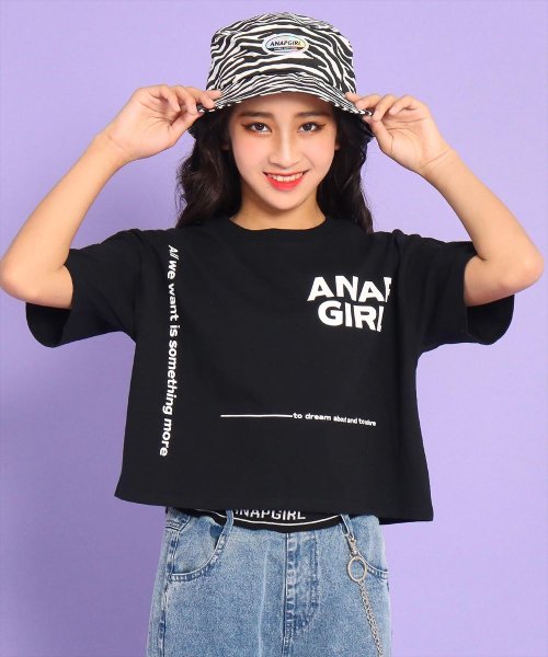 ANAP　GiRL(アナップガール)/ロゴクロップドTシャツ/img17