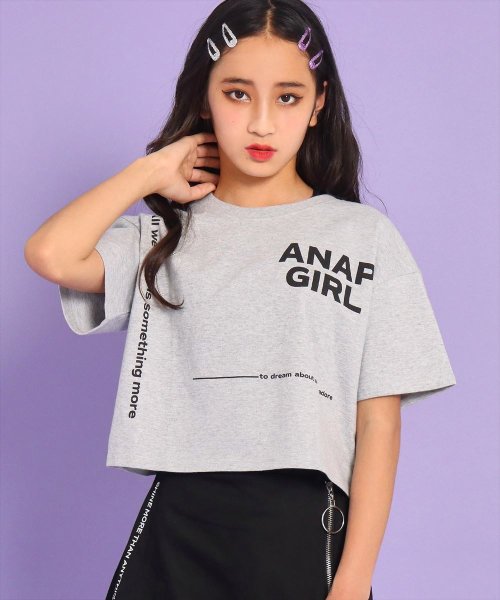 ANAP　GiRL(アナップガール)/ロゴクロップドTシャツ/img18