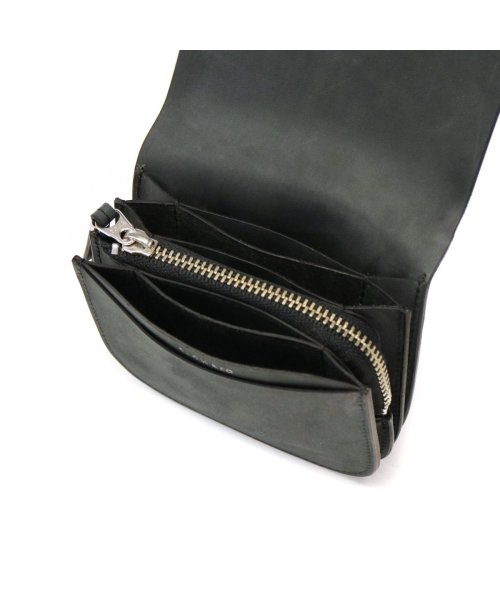 スロウ 財布 SLOW cordovan round mini wallet ミニ財布 小銭入れ付き かぶせ 小さめ コンパクト 本革 日本製 SO777J ポケット ×3