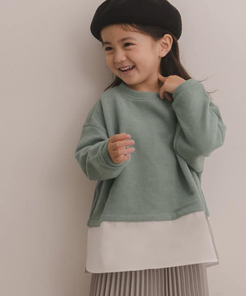 URBAN RESEARCH DOORS（Kids）(アーバンリサーチドアーズ（キッズ）)/シャツ付きプルオーバー(KIDS)/img01