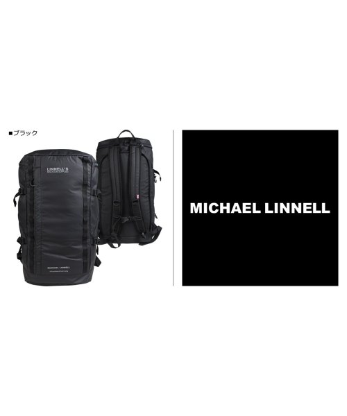 MICHAEL LINNELL(マイケルリンネル)/マイケルリンネル MICHAEL LINNELL リュック バッグ メンズ レディース バックパック BACKPACK ブラック 黒 MLAC－03/img01