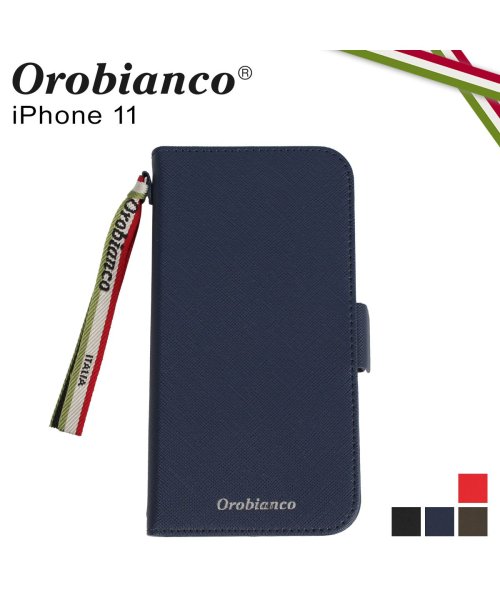 Orobianco(オロビアンコ)/オロビアンコ Orobianco iPhone11 ケース スマホ 携帯 手帳型 アイフォン メンズ レディース サフィアーノ調 PU LEATHER BOOK/img01