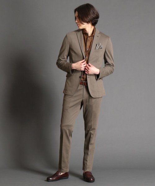 ダブルジャージモクロディセットアップスラ 