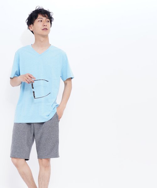 GIORDANO(ジョルダーノ)/GIORDANO/コットンVネック半袖Tシャツ/img29