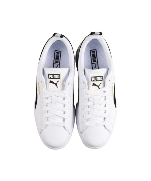 PUMA プーマ スニーカー レディース メイズ レザー ウィメンズ 厚底 MAYZE LEATHER WOMENS ホワイト 白 381983－01