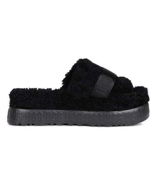 UGG アグ サンダル レディース 厚底 ファー フラッフィータ FLUFFITA ブラック 黒 1113475(504191535) | アグ(UGG)  - MAGASEEK