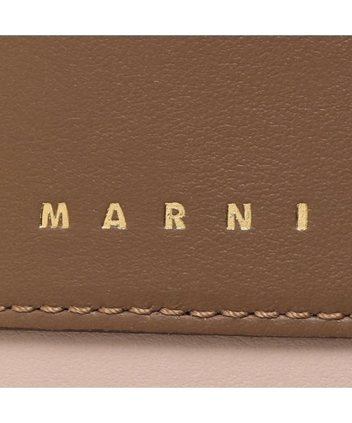 MARNI(マルニ)/マルニ 二つ折り財布 トランク ブラウン マルチ レディース MARNI PFMOQ14U13 LV589 Z474N/img06