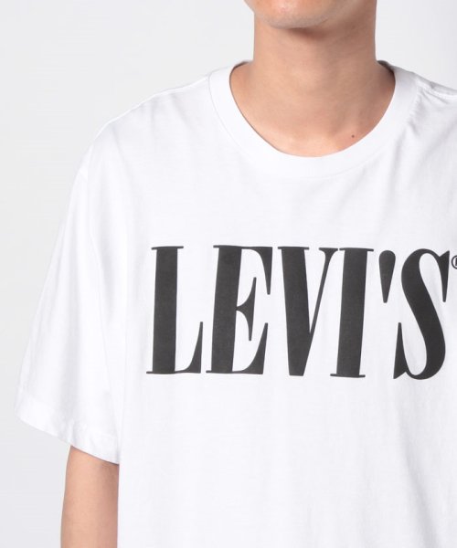 LEVI’S OUTLET(リーバイスアウトレット)/RELAXED GRAPHIC TEE 90'S SERIF LOGO WHIT/img03