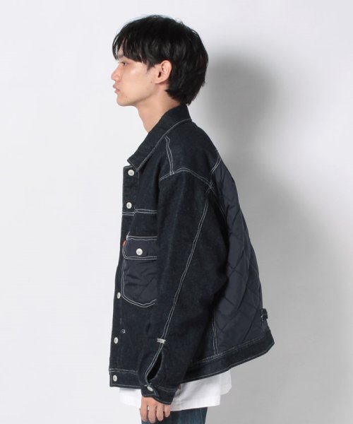 LEVI’S OUTLET(リーバイスアウトレット)/LR QUILT TYPE I TRUCKER BLUE OX RINSE/img01