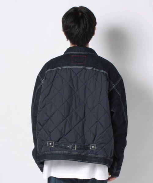 LEVI’S OUTLET(リーバイスアウトレット)/LR QUILT TYPE I TRUCKER BLUE OX RINSE/img02