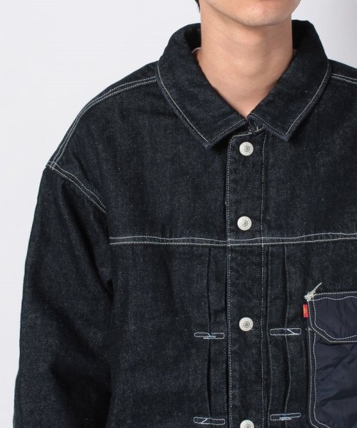 LEVI’S OUTLET(リーバイスアウトレット)/LR QUILT TYPE I TRUCKER BLUE OX RINSE/img03