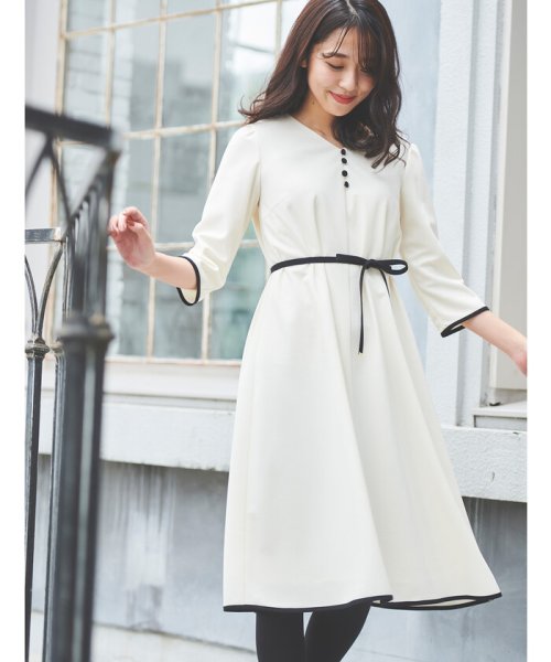 デビュー ド フィオレ Debut De Fiore バイカラーカットジョーゼットワンピース Magaseek デビュー ド フィオレ Debut De Fiore バイカラーカットジョーゼットワンピース Magaseek